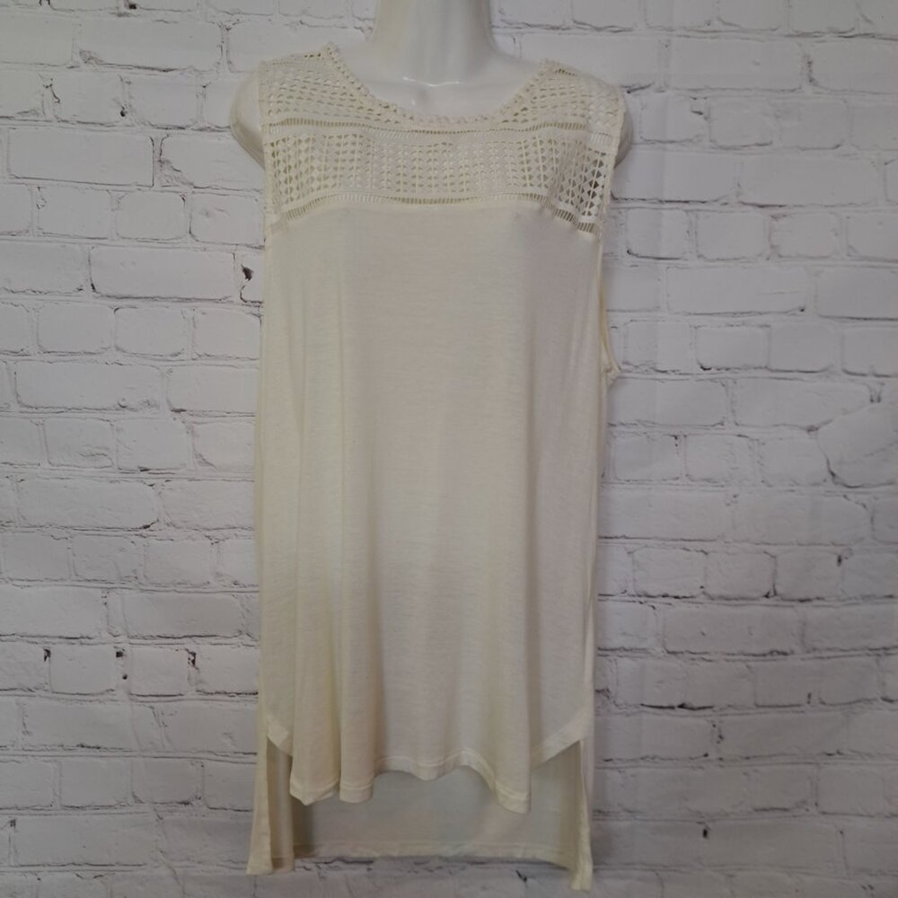 H&M Boho Crochet Sleeveless Top Size Large